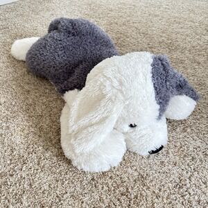 Huge Sheepdog Plush Stuffed Dog Gray Realistic Shaggy 34" Animal Adventure 2007